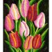 Tulipes éclatantes effet 3d thumbnail
